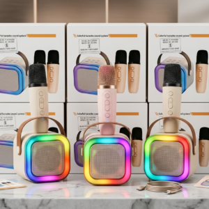 Colorful Karaoke Bluetooth Speaker System